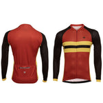 Tricota Ciclismo Manga Larga GW Clásica Roja