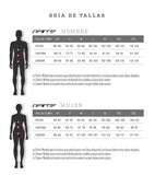 Tabla de Tallas Ropa Ciclismo SERJAF Cycling GW