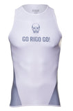 Primera Capa Camiseta Interior Ciclista Blanca Go Rigo Go!