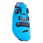 Zapatillas Ciclismo Ruta GW Una Boa Color Jade Azul