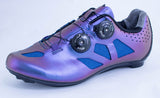 Ajuste Atop Zapatillas Ciclismo Ruta GW Doble Boa Azul Iridiscente Chile
