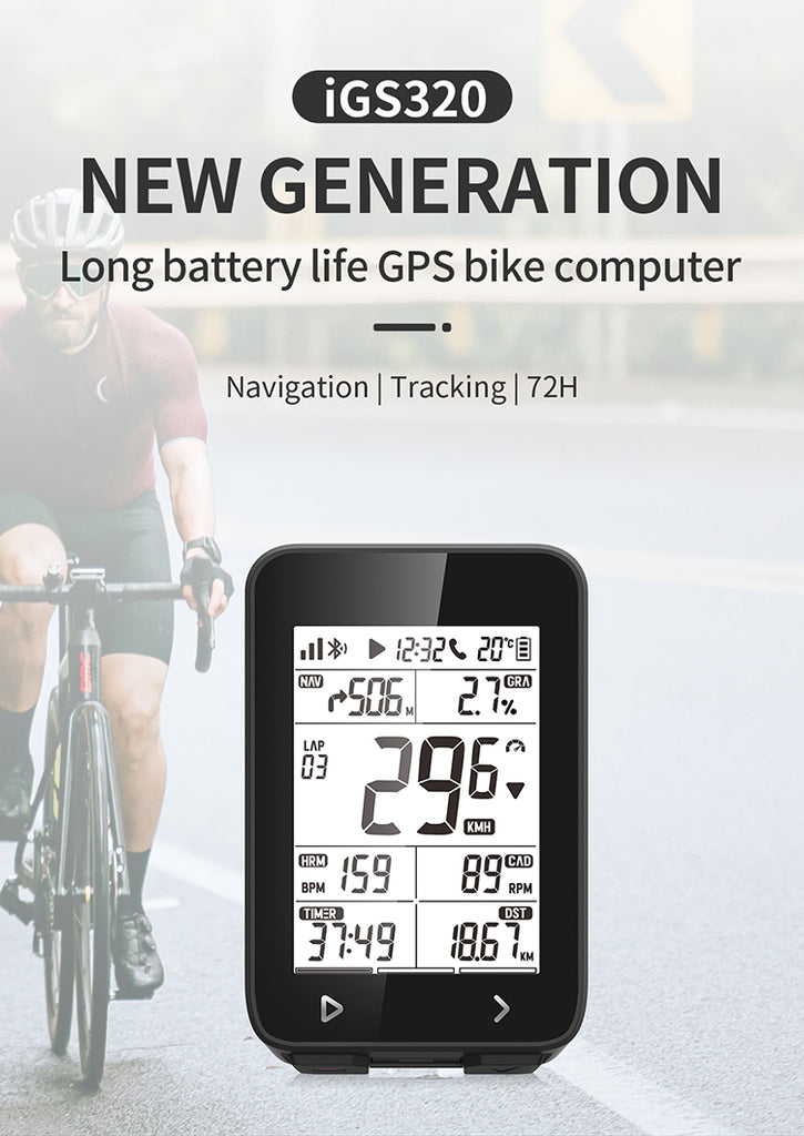 Nuevo Ciclocomputador GPS iGPSPORT iGS320 en SERJAF Cycling