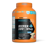 Super 100% Whey Proteina Italiana NAMEDSPORT Chocolate Blanco con Frutilla 2KG