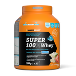 Super 100% Whey Proteina Italiana NAMEDSPORT Chocolate Blanco con Frutilla 908g
